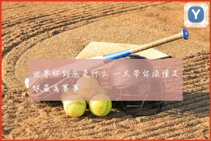 世界杯到底是什么 一文带你读懂足球最高赛事