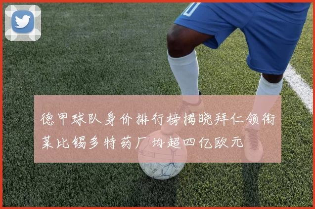 德甲球队身价排行榜揭晓拜仁领衔莱比锡多特药厂均超四亿欧元