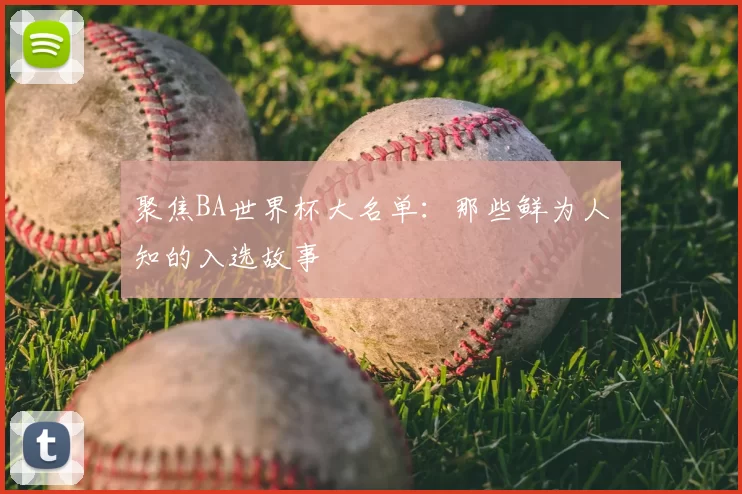 聚焦BA世界杯大名单：那些鲜为人知的入选故事